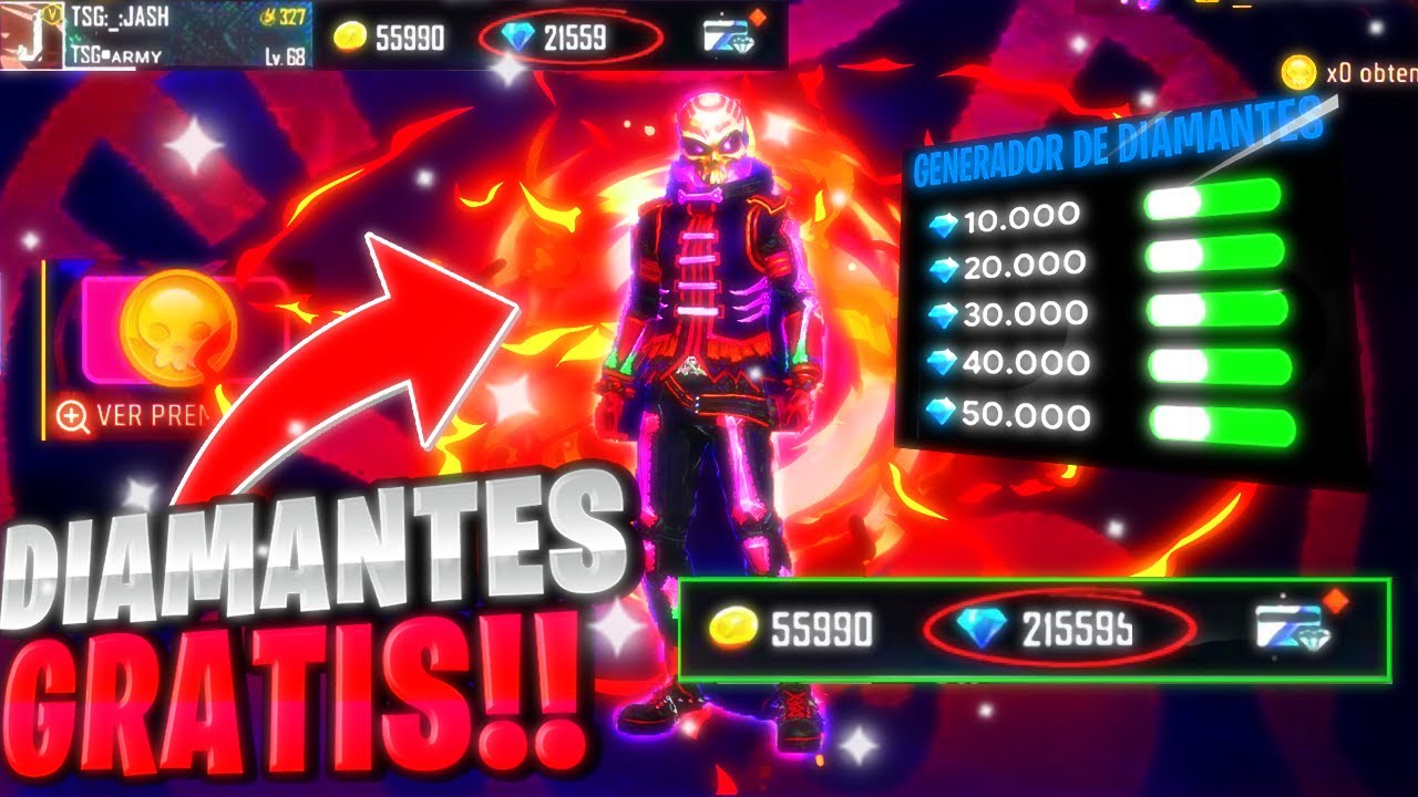 diamantes gratis free fire01 - Diamantes