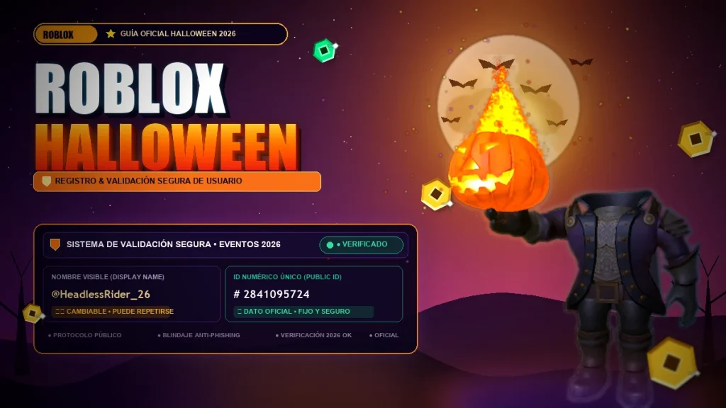 Guía de Registro y Validación Segura de Usuario en Roblox 2026: Especial Eventos de Halloween y Protección de Cuenta